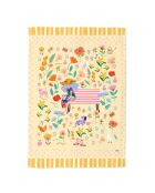 Geschirrtuch aus Bio-Baumwolle Joli Jardin multicolor - 50 x 70 cm