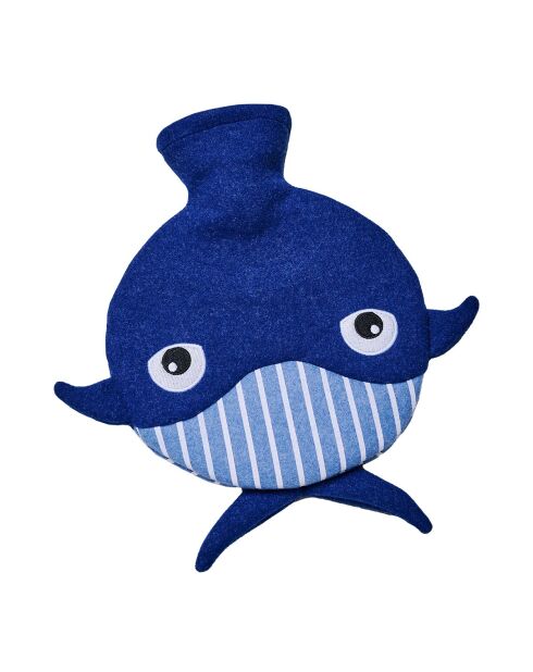 Whale Chic Mic veelkleurige vilten waterfles - 650 ml