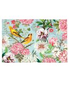 Tapis tissé à la main Garden melody multicolore - 51 x 76 cm
