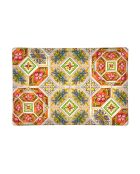 Piatto rettangolare in vetro Tuscan Terrace multicolore - 11 x 16 cm