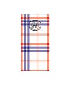 Paquet de 10 mouchoirs en papier Paisley & Plaid multicolore - 10.5 x 5.5 cm