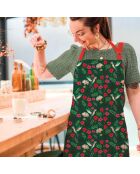 Tablier en coton biologique colibri vert