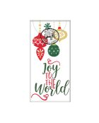 Paquete de 10 pañuelos multicolores de Joy to the World, 10,5 x 5,5 cm