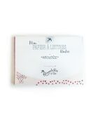 Papier à lettres 20 feuilles et 10 enveloppes Que de l'amour multicolore - 21 x 29,7 cm