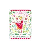 Boîte rectangulaire en métal Magie de Noël (trésors de princesse) multicolore - 2,2 x 8,5 x 11,5 cm