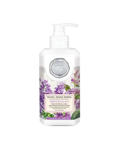 Loción corporal y para manos con lilas francesas multicolores - 354 ml