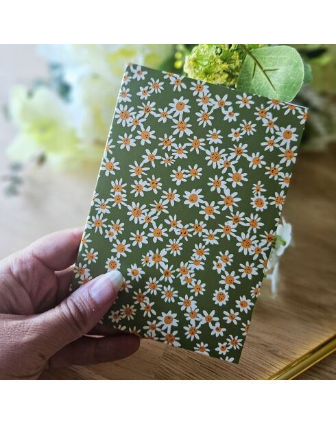 Carnet de notes A6 Floral L multicolore - 10,5 x 15 cm