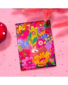 Pocket Carnet de notes A6 aimanté Forêt florale multicolore - 7,5 x 10 cm