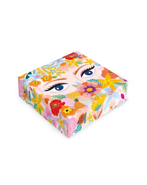 Puzzle 1000 pièces joli jardin multicolore - 68,3 x 48 cm