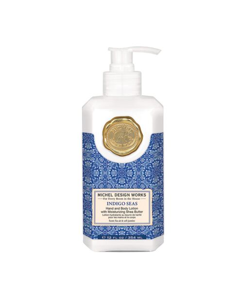 Loción azul para cuerpo y manos Indigo Seas - 354 ml