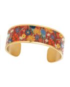 Bracelet manchette fleurs des champs multicolore - D.20 mm