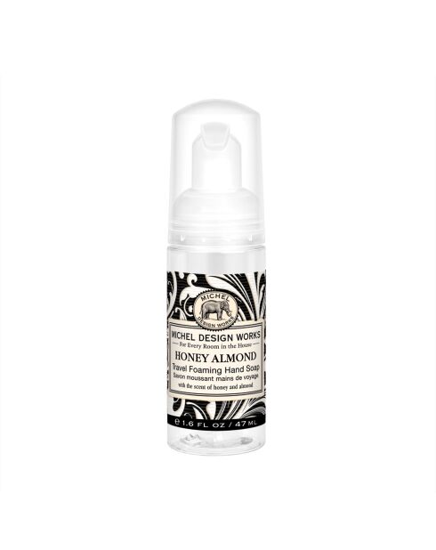 Jabón de manos espumoso multicolor Pocket Honey Almond, 47 ml