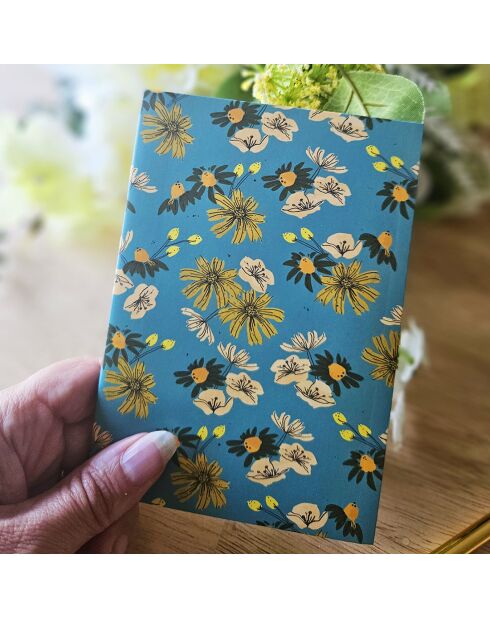 Carnet de notes A6 Floral S multicolore - 10,5 x 15 cm