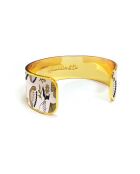 Bracelet manchette suis ton intuition multicolore - D.20 mm