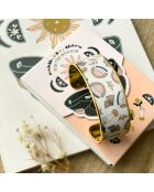 Bracelet manchette suis ton intuition multicolore - D.20 mm