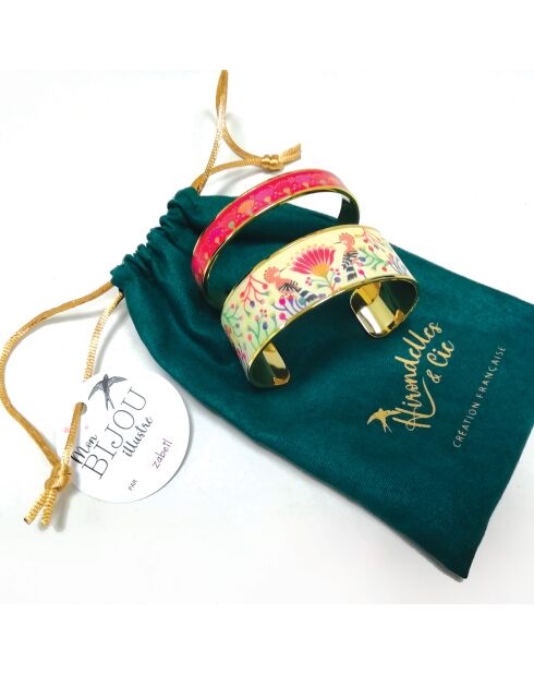 Brazalete multicolor You give me wings - D.20 mm
