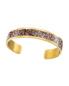 Brazalete con diseño de leopardo multicolor - D.8 mm