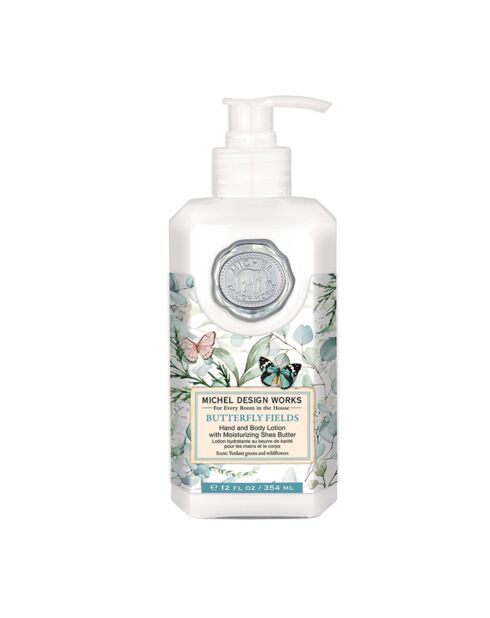 Loción multicolor para cuerpo y manos Butterfly Fields, 354 ml