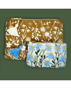 Pochette ricamata MM Sweet Boutique (camomilla) multicolore - 13,5 x 19 cm
