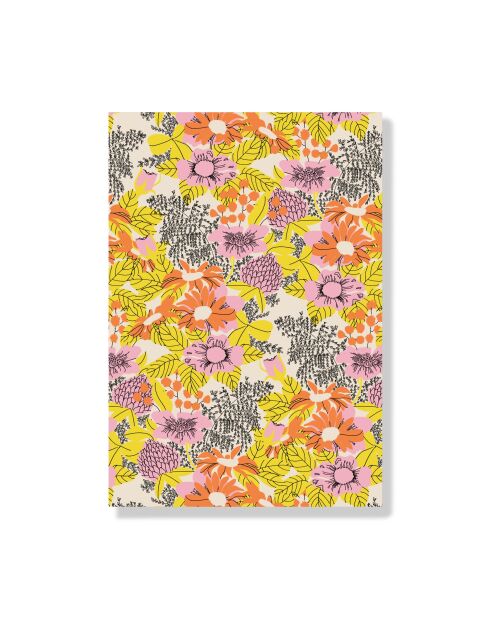 Carnet de notes A6 Floral M multicolore - 10,5 x 15 cm