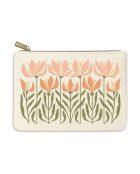 Trousse brodée MM Flower Market (Lily) multicolore - 20,5 x 14 cm