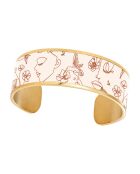 Bracelet manchette fleurever multicolore - D.20 mm