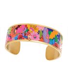 Bracelet manchette forêt florale multicolore - D.20 mm