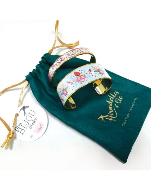 Mehrfarbiges Manschettenarmband „You Are Magic“ - D.20 mm