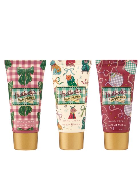 Set de regalo Emporium de 3 cremas de manos multicolor, 3 x 30 ml