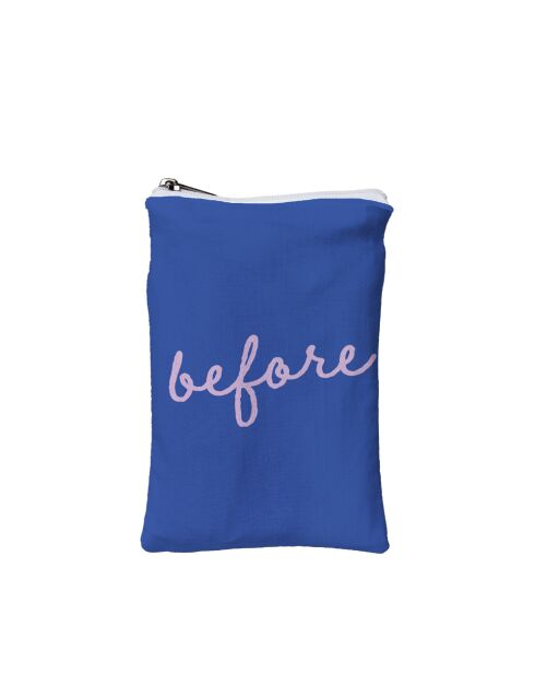 Bolsa de algodón para ropa sucia Before and After Chic Mic multicolor - 60 x 40 cm