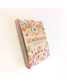 Pocket A6 magnetisch notitieboek Happiness is overal veelkleurig - 7,5 x 10 cm