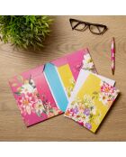 Set di 12 biglietti e buste Radiance (A) multicolore - 18,7 x 14,7 x 1,6 cm