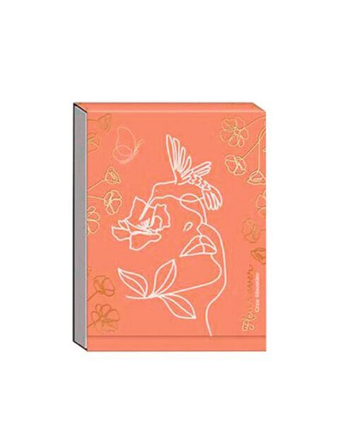 Pocket Carnet de notes A6 aimanté Fleurever multicolore - 7,5 x 10 cm