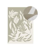 Coperta in cotone lavorato a maglia multicolore Desert Leaves Chic Mic - 140x200 cm
