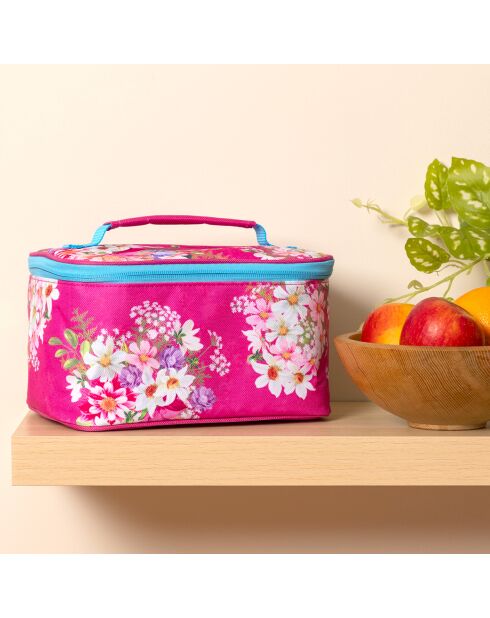 Veelkleurige Radiance geïsoleerde lunchtas - 16 x 22 cm