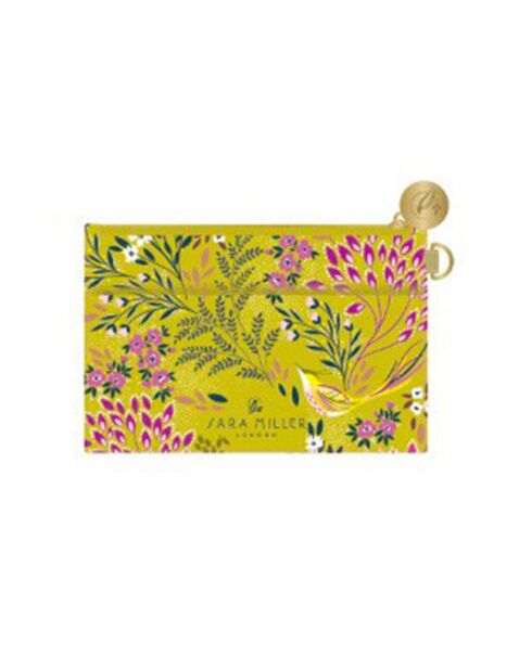 Porte monnaie Sara Miller London (Haveli Garden) multicolore - 9 x 14,5 cm