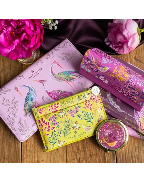 Porte monnaie Sara Miller London (Haveli Garden) multicolore - 9 x 14,5 cm