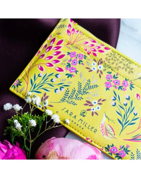 Porte monnaie Sara Miller London (Haveli Garden) multicolore - 9 x 14,5 cm