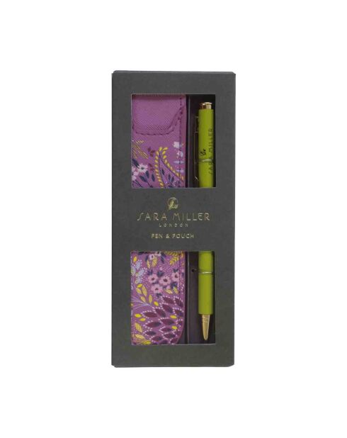 Set de bolígrafo y funda Sara Miller London (Haveli Garden) multicolor, 7 x 16,5 x 2 cm