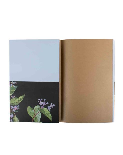 Cuaderno y elástico 120 páginas French Market (lila) multicolor French Market (lila) - 14 x 22 cm