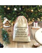 Estrattore o custodia in cotone XXL Collectors small natural happiness - 50 x 68 cm