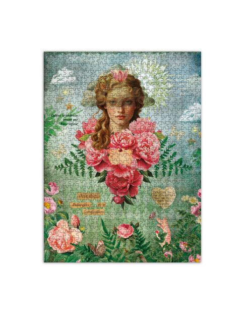 Puzzle 1000 pièces les muses (Amathéa) multicolore - 68,3 x 48 cm