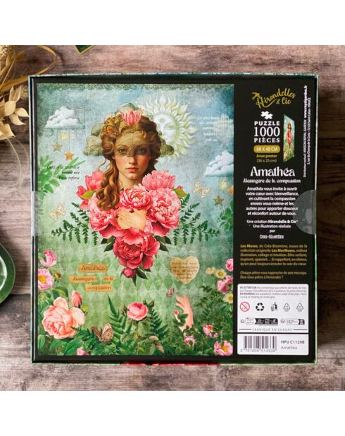 Puzzle 1000 pièces les muses (Amathéa) multicolore - 68,3 x 48 cm