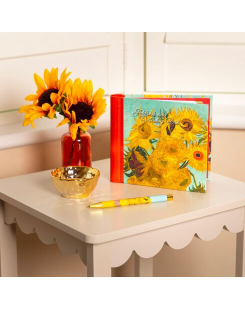 Carnet d'adresses et anniversaires Masters Collection multicolore - 16,4 x 14,5 x 1,7 cm