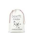 Capucha o bolsa de almacenamiento de algodón XXL, escondite natural para juguetes, 50 x 68 cm
