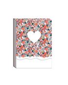 Pocket Carnet de notes A6 aimanté Liberty Brush multicolore - 7,5 x 10 cm