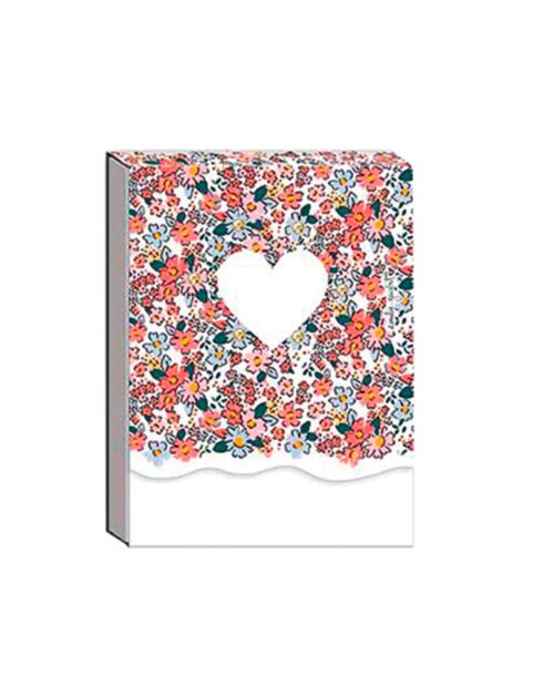 Pocket Carnet de notes A6 aimanté Liberty Brush multicolore - 7,5 x 10 cm