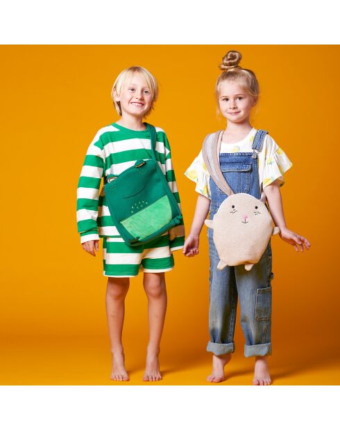 Bolsa infantil multicolor Rabbit Chic Mic con forma de animal, 29 x 4 x 24,5 cm
