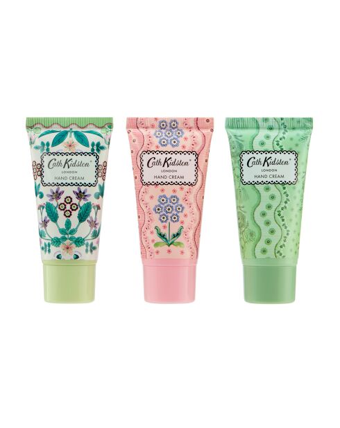 Set cadeau 3 crèmes mains Cath Kidston (Woven Flowers) multicolore - 3x30 ml