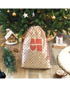 Capucha o bolsa de almacenamiento Amor Love XXL de algodón multicolor, 50 x 68 cm